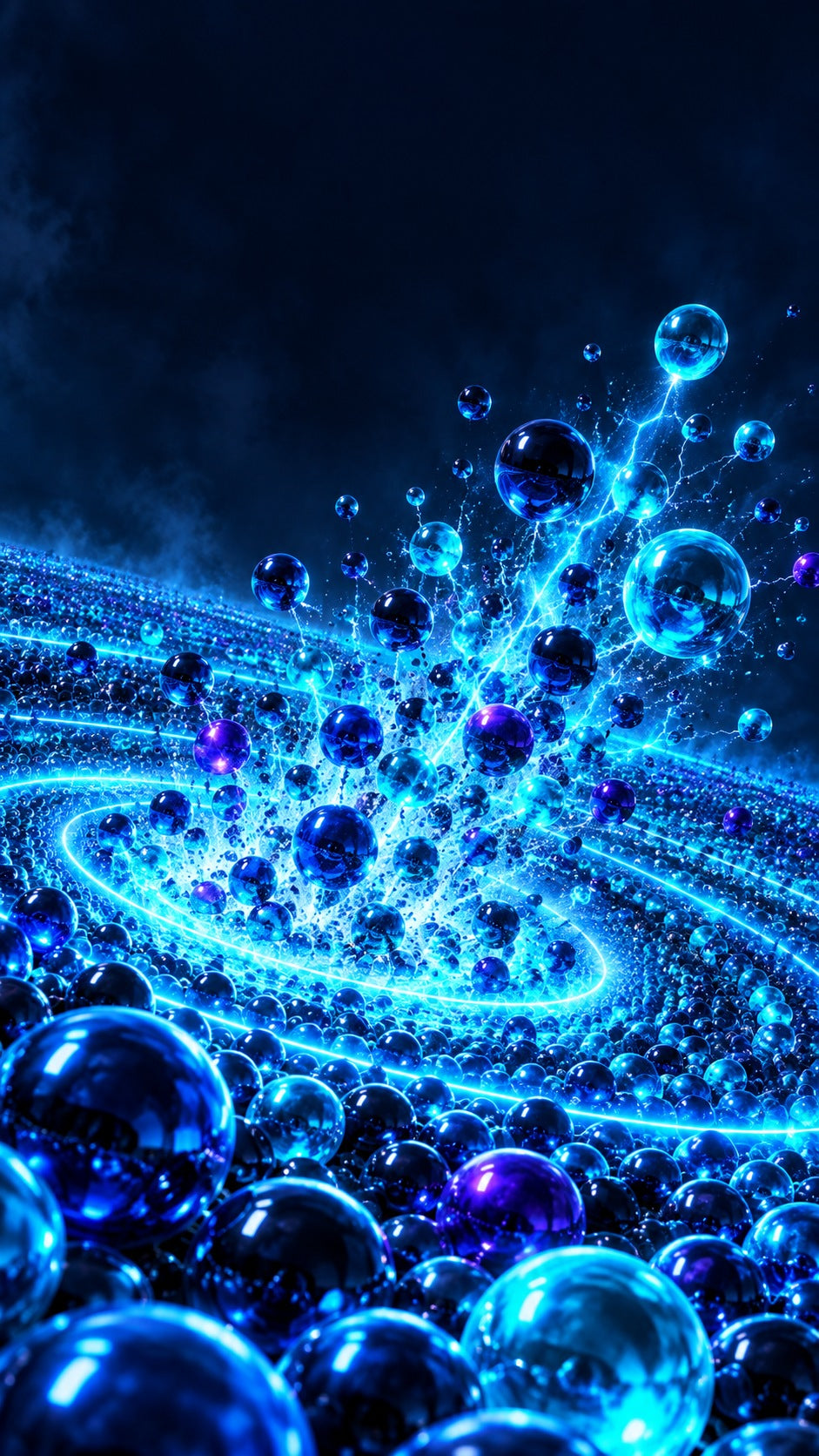 Cyan Subwoofer neon phone wallpaper preview
