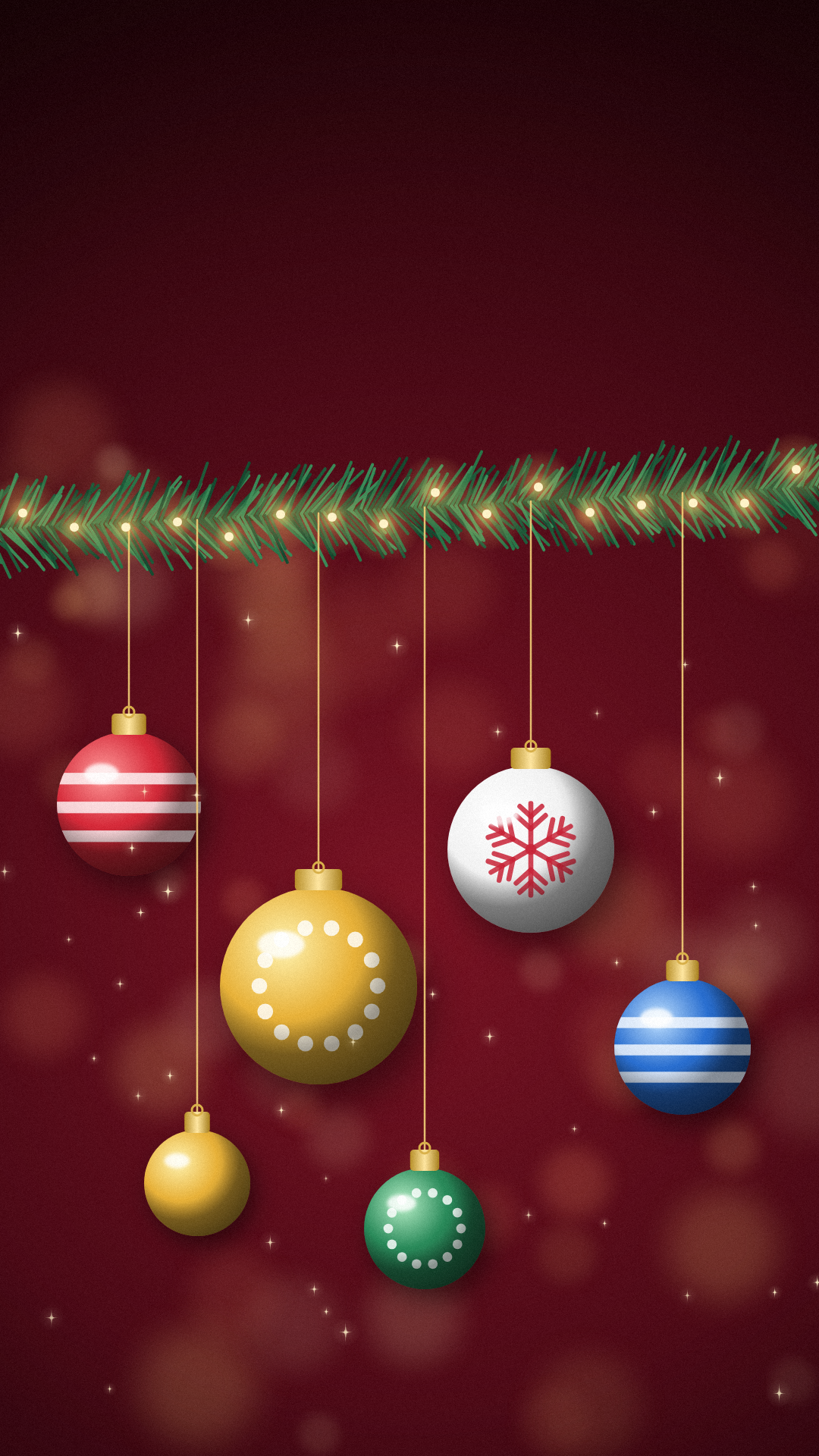 Holiday Christmas Pack — 5 Lock Screens