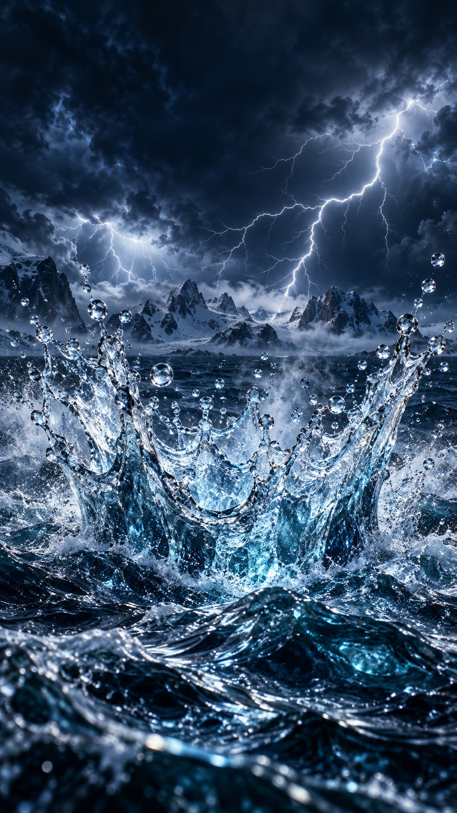 Arctic Thunder phone wallpaper preview