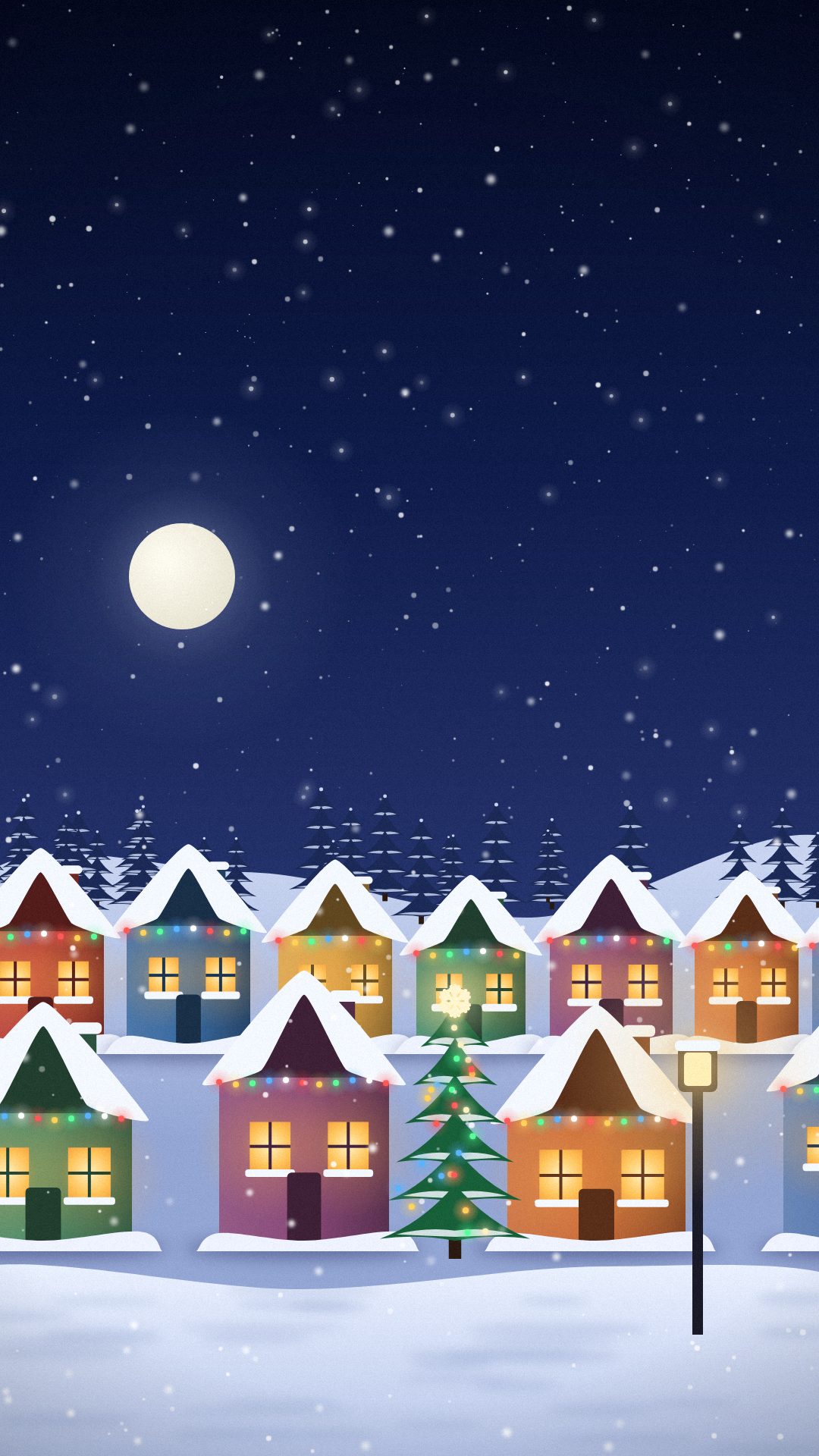 Holiday Christmas Pack — 5 Lock Screens