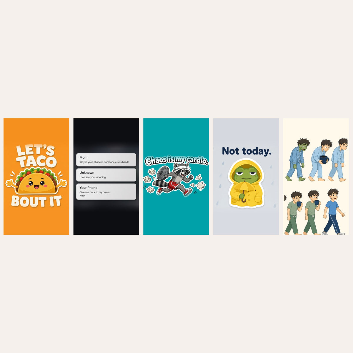 Attitude Pack 2 — 5 Prank & Funny Lock Screens