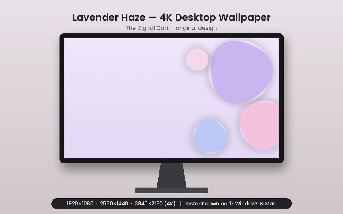 Lavender Haze — Desktop Wallpaper (4K) — artwork preview