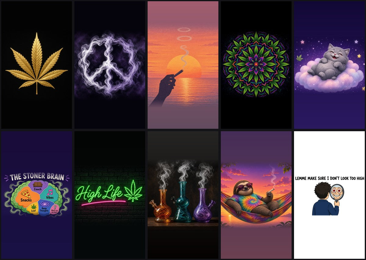 Stay Lifted Chill Pack — 10 Lock Screens (19+)