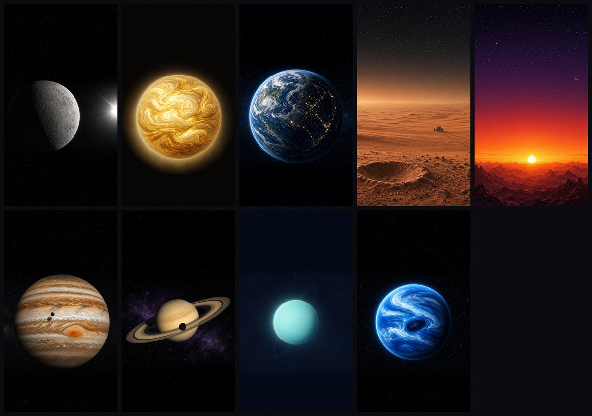 Everything Space Mega Bundle — 17 Lock Screens