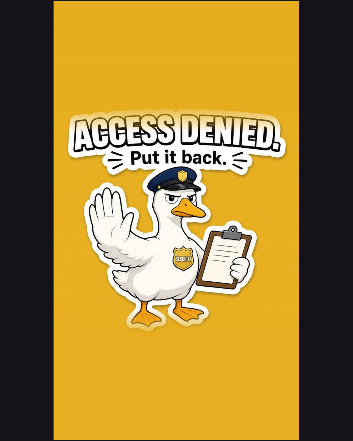 Goose Security: Access Denied — Funny Lock Screen