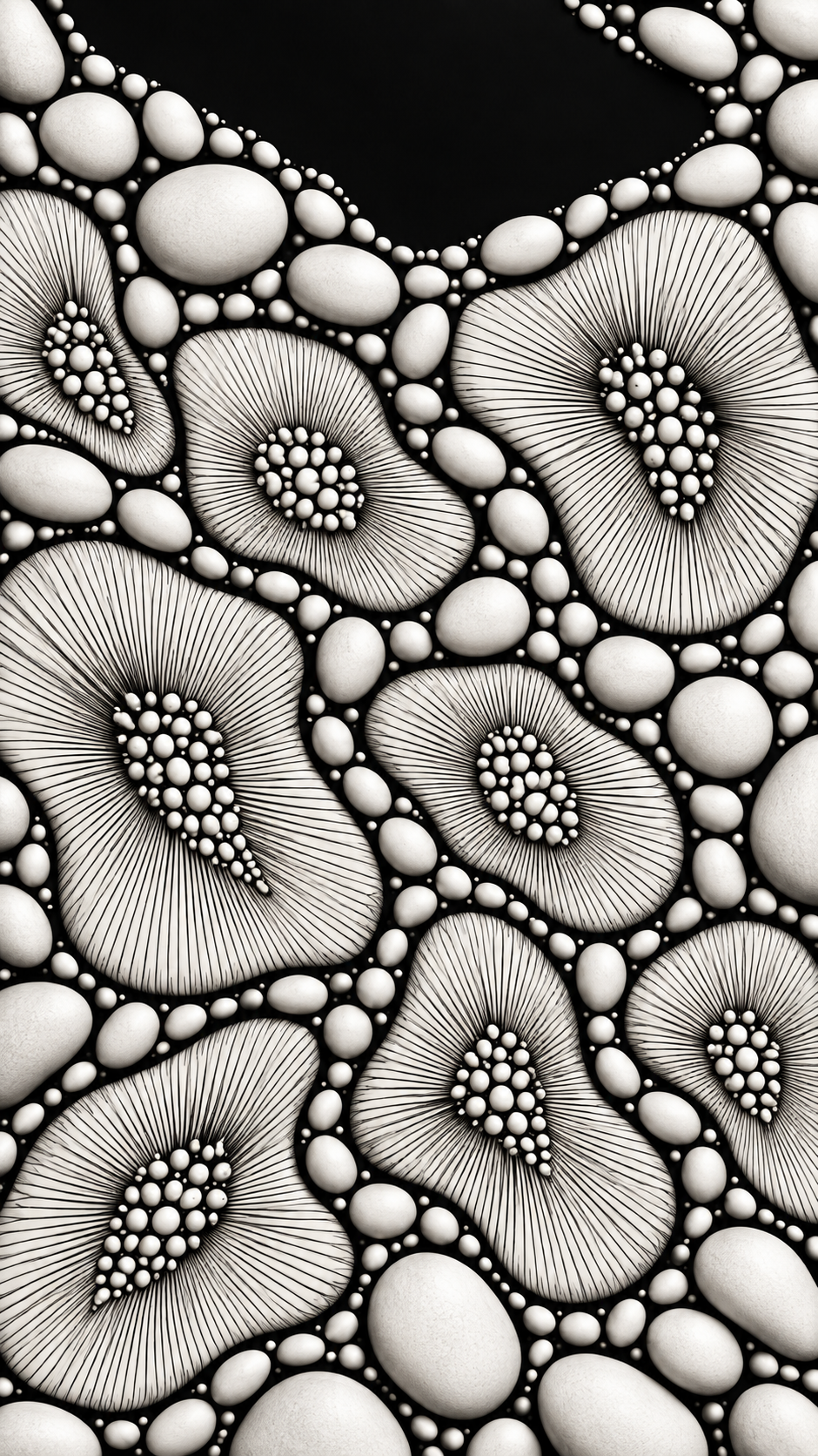 Mindbend — 4 Phone Wallpapers: Pebble Bloom static phone wallpaper