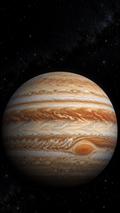 Planetfall Jupiter — 4 Phone Wallpapers: Giant Rising static phone wallpaper