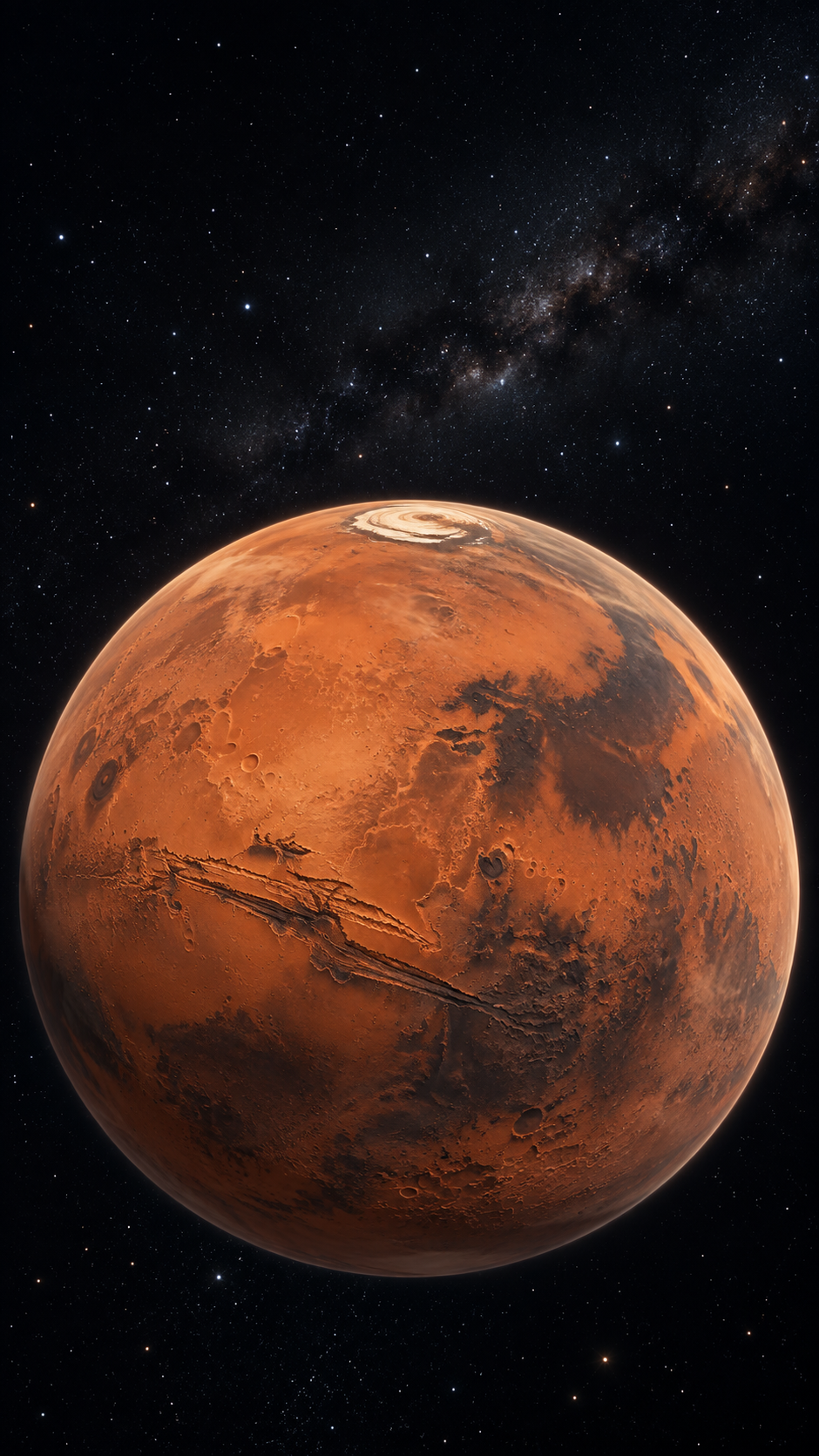 Planetfall Mars — 4 Phone Wallpapers: Red Planet static phone wallpaper