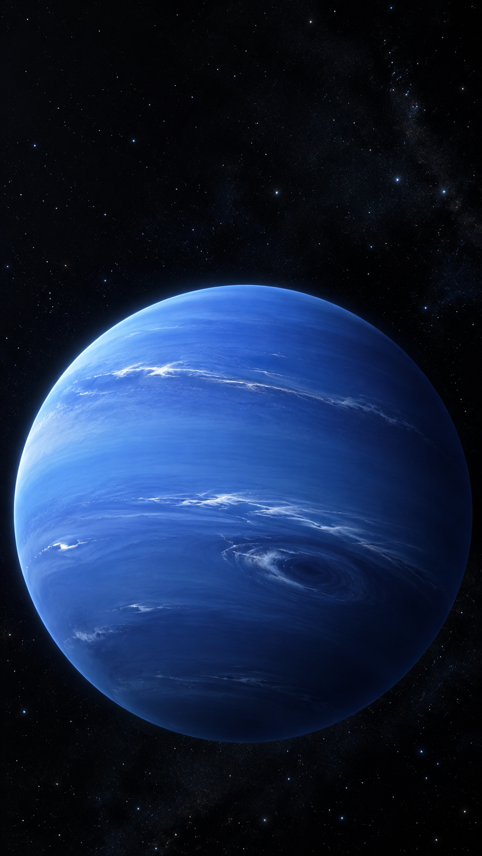 Planetfall Neptune — 4 Phone Wallpapers: Blue Frontier static phone wallpaper