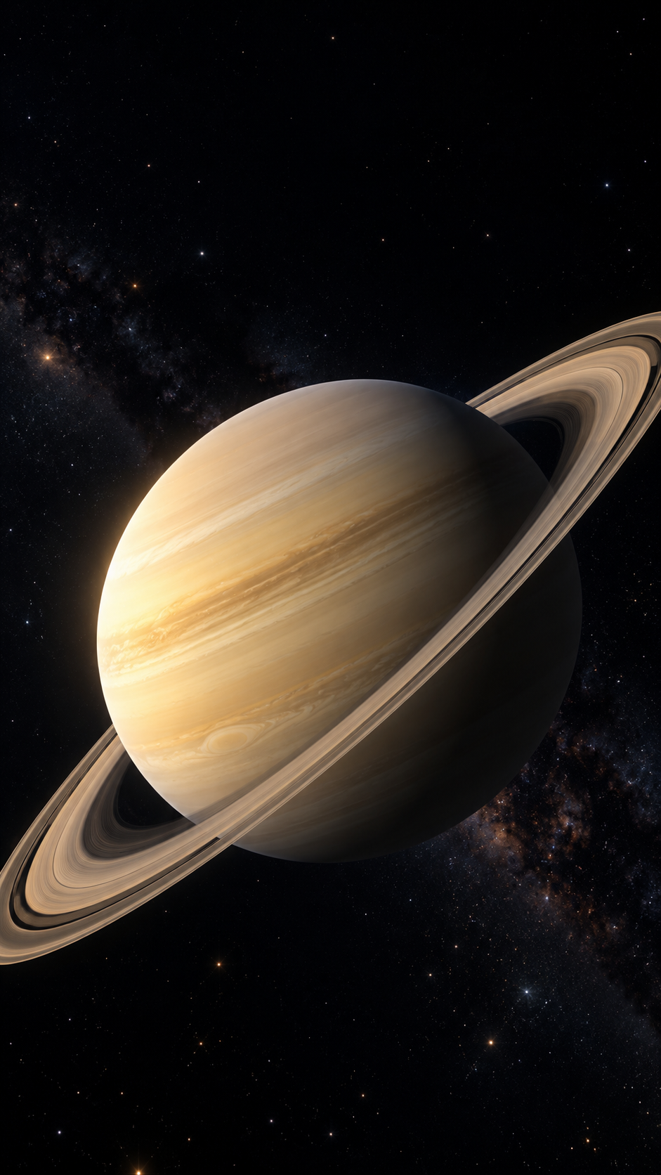 Planetfall Saturn — 4 Phone Wallpapers: Ringed Icon static phone wallpaper