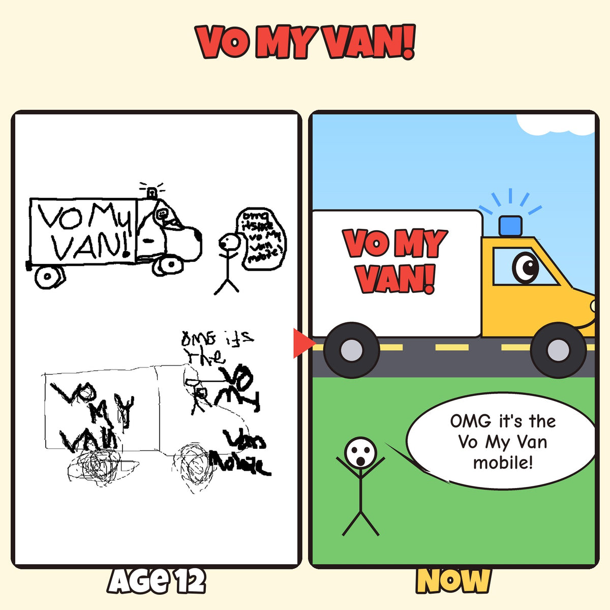 Vo My Van — Doodle + Cartoon Pair