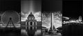 World's Fair Vintage B&W Pack — 4 Lock Screens